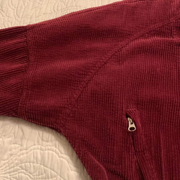 Free People Maroon Corduroy Jacket - Picture 5 of 14